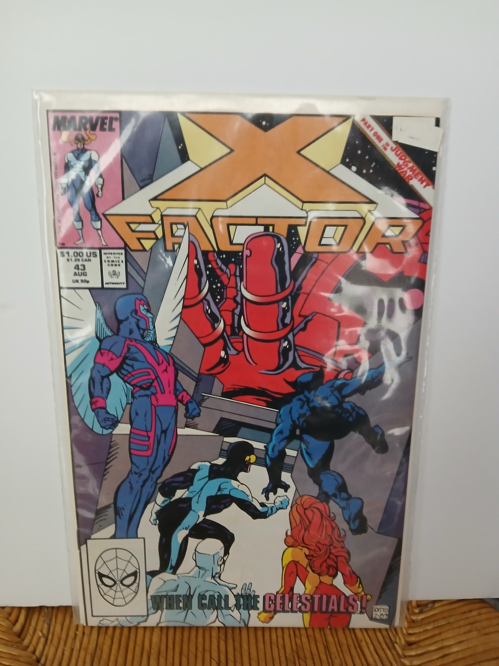 Marvel X-Factor Comic Book Cover - Red, Blue, Purple Artwork #43